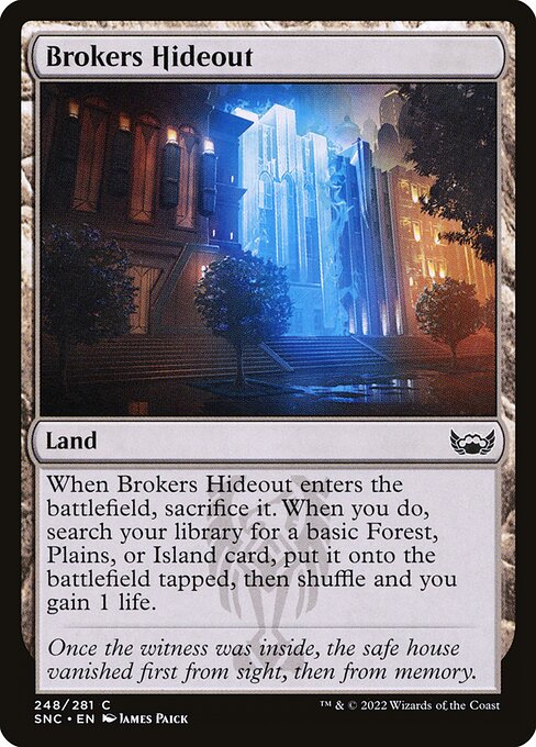 Brokers Hideout highlighted card art