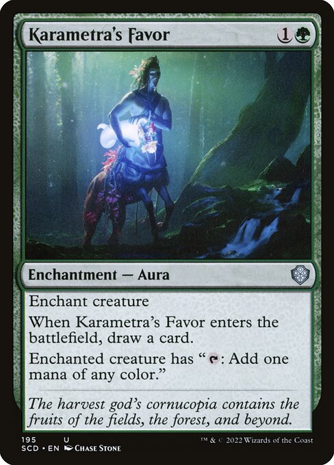 Karametra's Favor highlighted card art