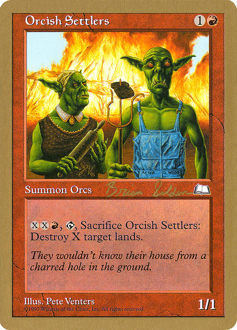 Orcish Settlers from World Championship Decks 1998