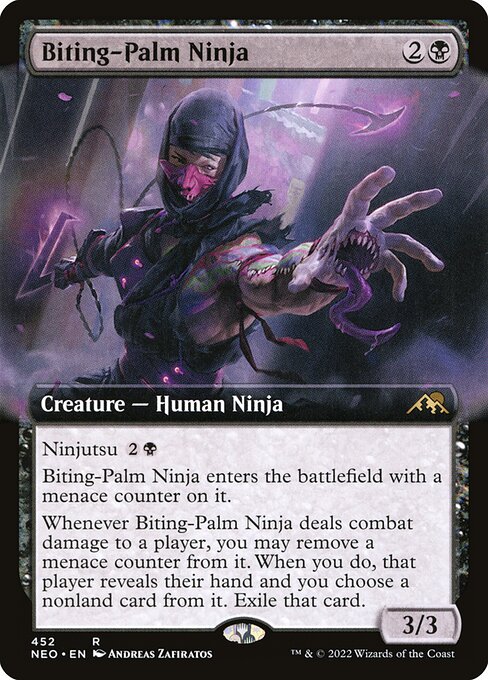 Biting-Palm Ninja from Kamigawa: Neon Dynasty