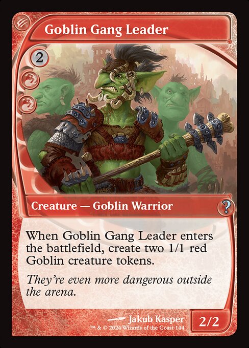 Goblin Gang Leader highlighted card art