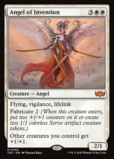 Angel of Invention highlighted card art