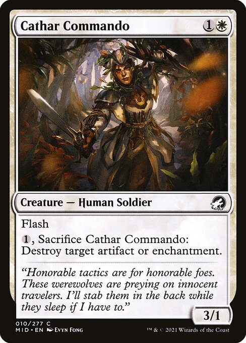 Cathar Commando from Innistrad: Midnight Hunt