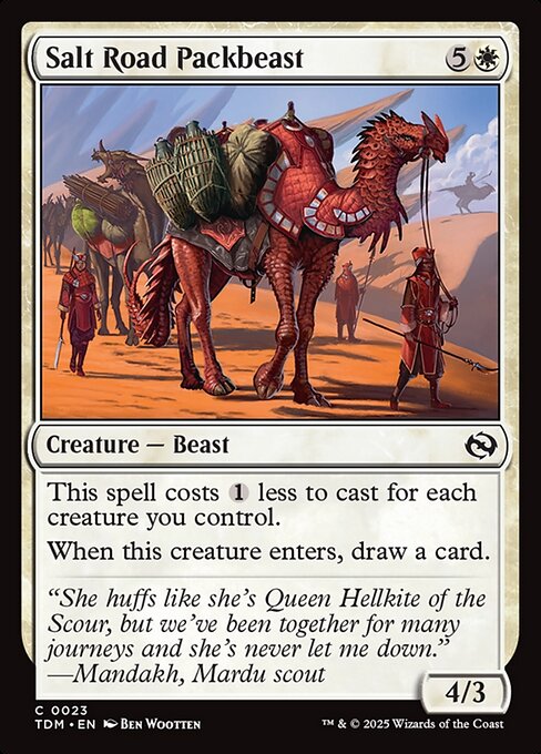 Salt Road Packbeast highlighted card art
