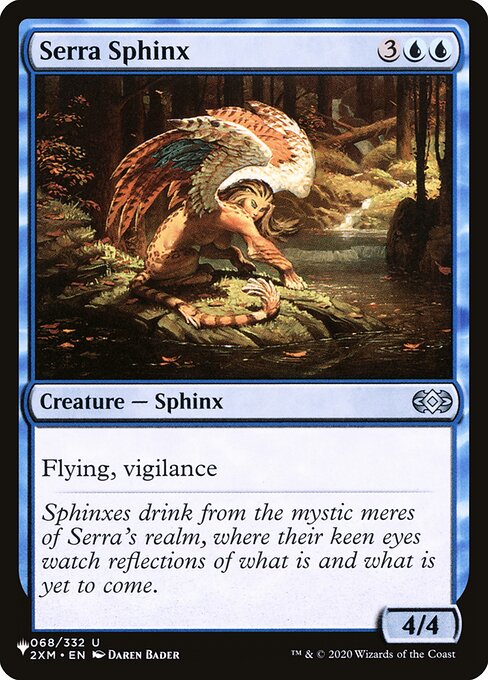 Serra Sphinx highlighted card art