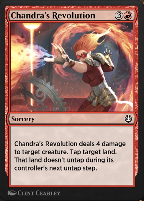 Chandra's Revolution highlighted card art