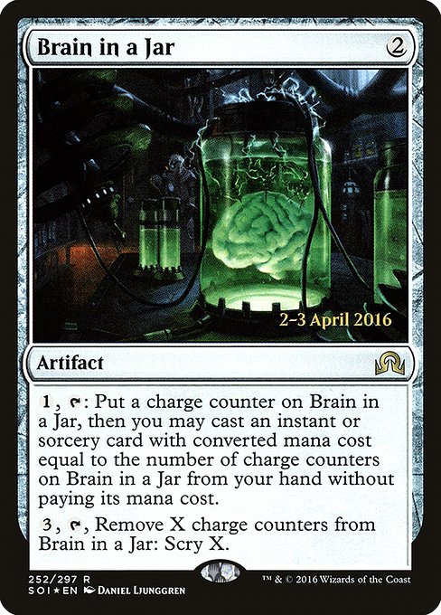 Brain in a Jar from Shadows over Innistrad Promos