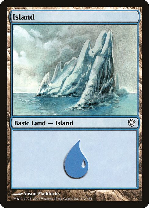 Island from Coldsnap Theme Decks