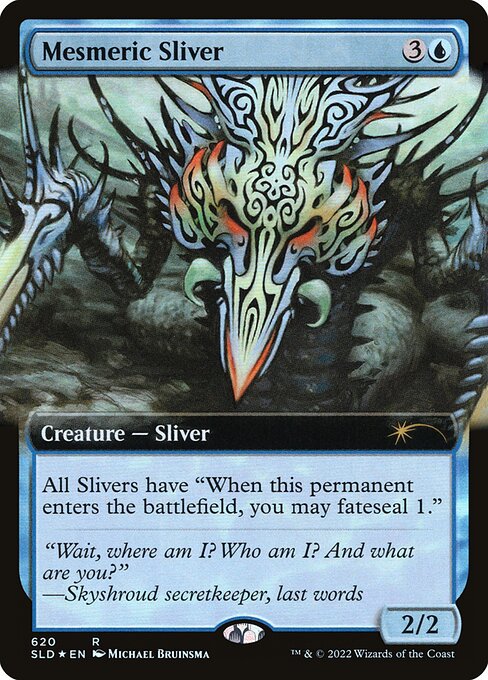 Mesmeric Sliver highlighted card art