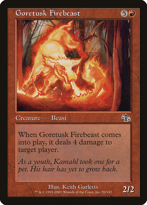Goretusk Firebeast highlighted card art