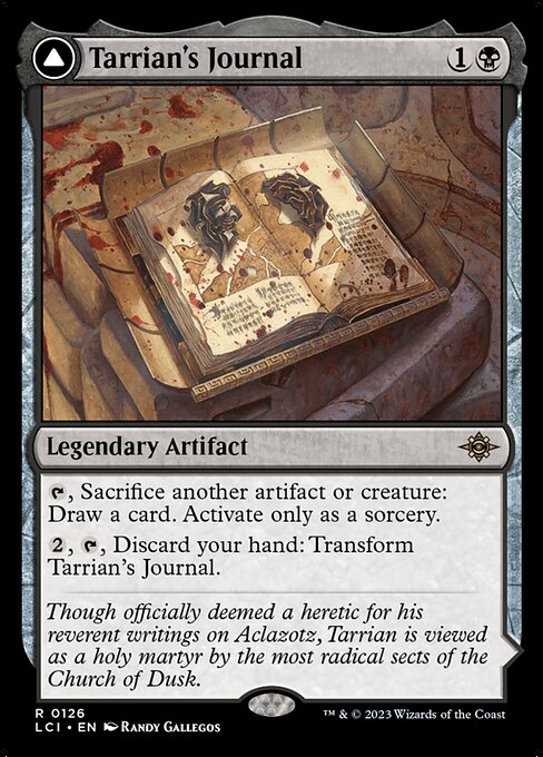 Tarrian's Journal // The Tomb of Aclazotz from The Lost Caverns of Ixalan