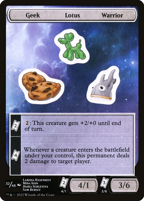 Geek Lotus Warrior highlighted card art