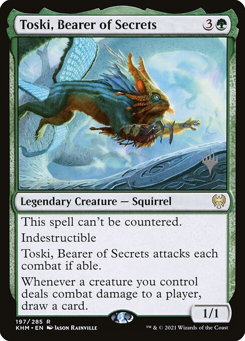 Toski, Bearer of Secrets from Kaldheim Promos