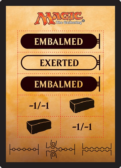 Punchcard // Punchcard from Amonkhet Tokens