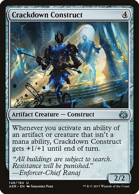 Crackdown Construct from Aether Revolt
