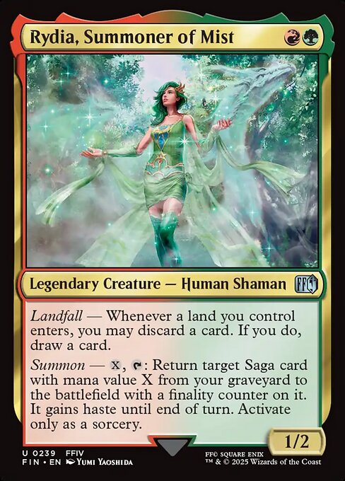 Rydia, Summoner of Mist highlighted card art