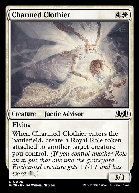 Charmed Clothier highlighted card art