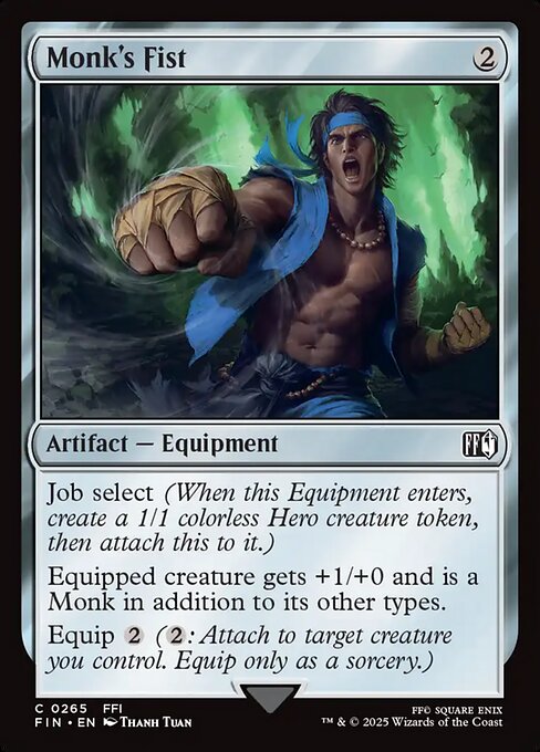 Monk's Fist highlighted card art