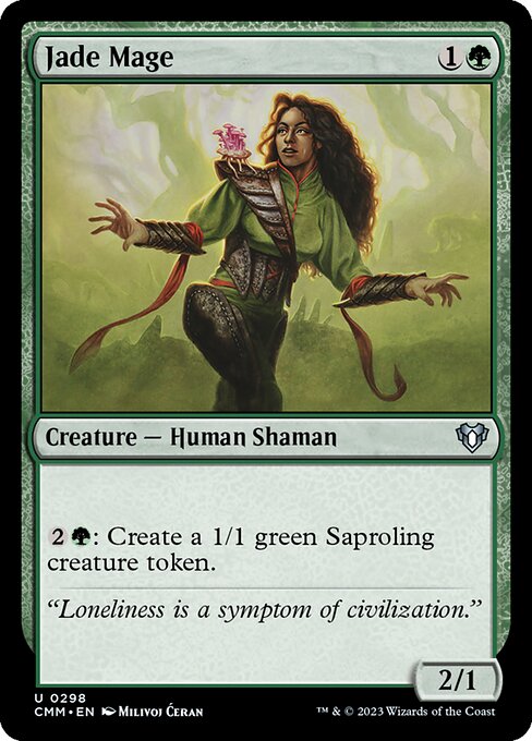 Jade Mage from Commander Masters