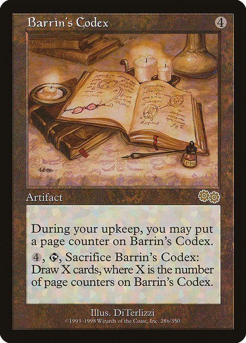 Barrin's Codex highlighted card art