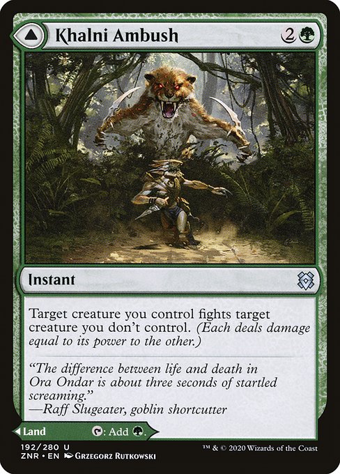 Khalni Ambush // Khalni Territory from Zendikar Rising