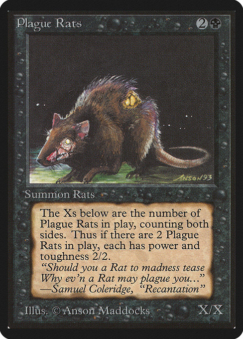 Plague Rats from Limited Edition Beta