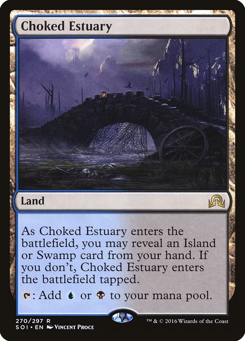Choked Estuary from Shadows over Innistrad