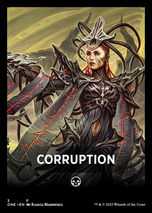 Corruption highlighted card art