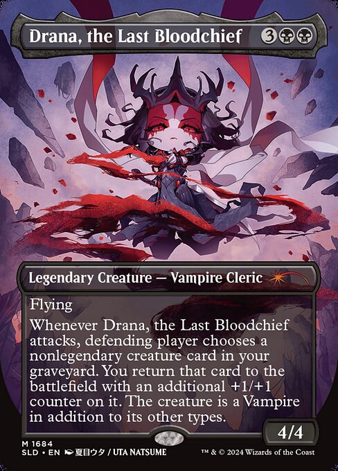 Drana, the Last Bloodchief highlighted card art
