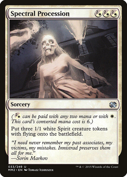 Spectral Procession from Modern Masters 2015