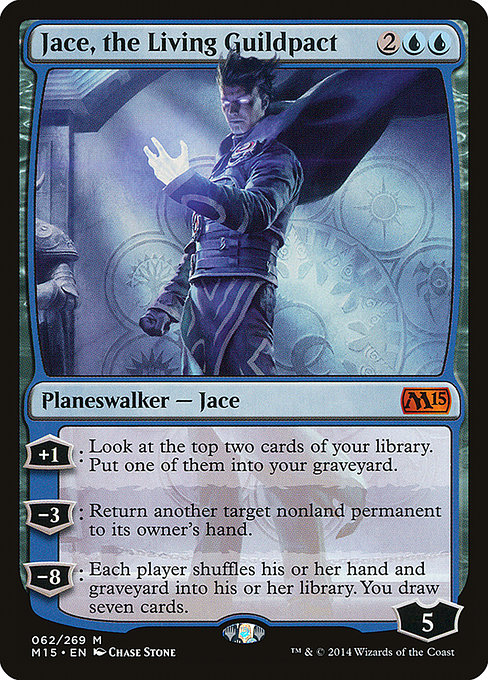 Jace, the Living Guildpact highlighted card art