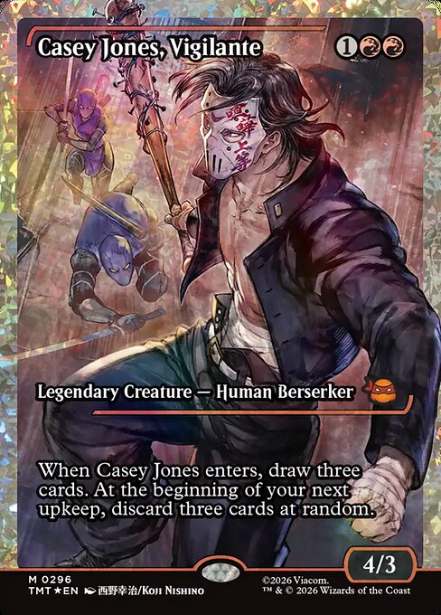 Casey Jones, Vigilante from Teenage Mutant Ninja Turtles