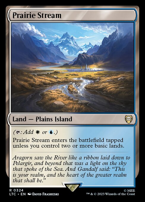 Prairie Stream from Tales of Middle-earth Commander