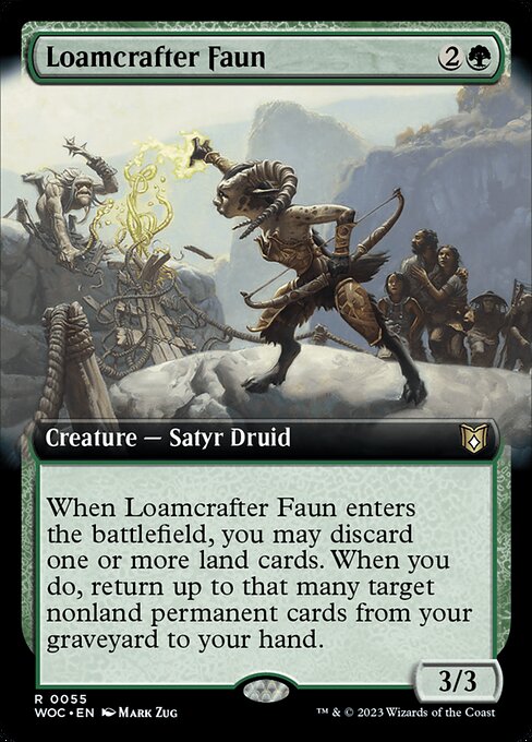 Loamcrafter Faun from Wilds of Eldraine Commander