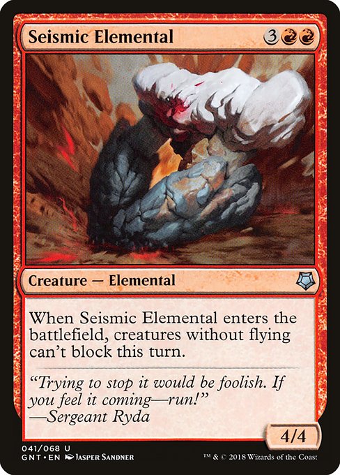 Seismic Elemental from Game Night