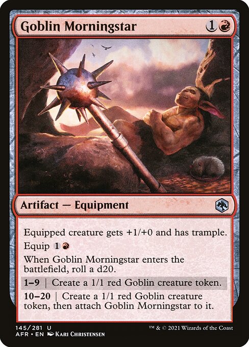Goblin Morningstar highlighted card art