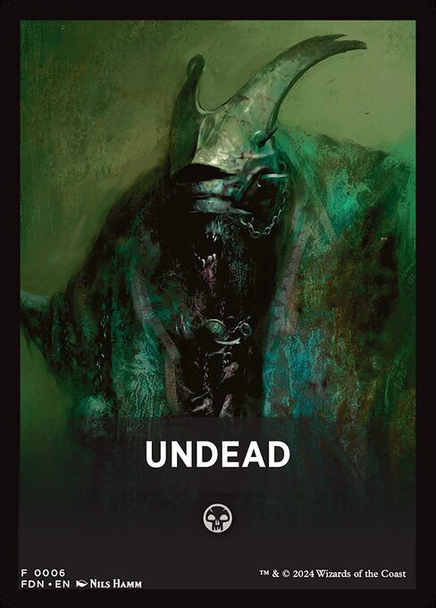 Undead highlighted card art