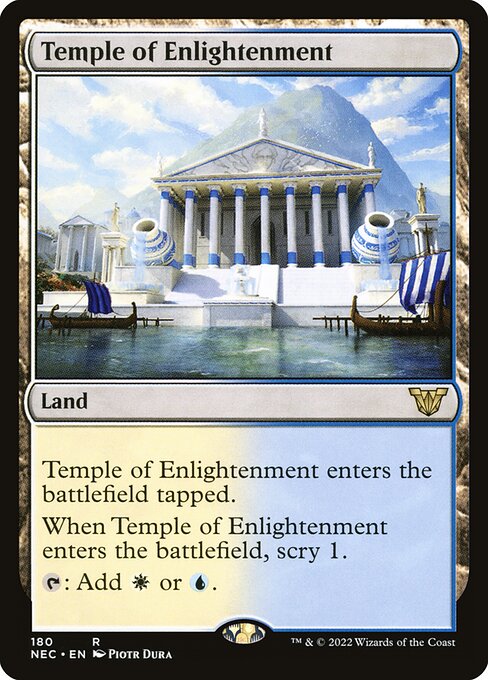 Temple of Enlightenment from Neon Dynasty Commander