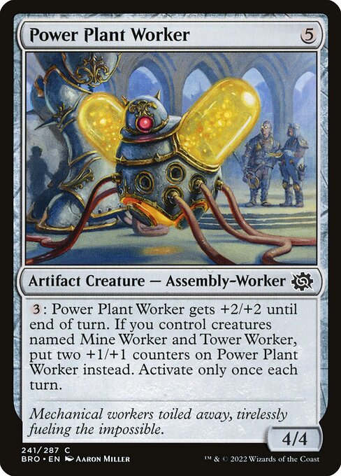 Power Plant Worker highlighted card art
