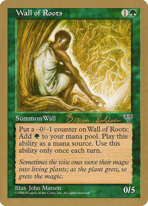 Wall of Roots from World Championship Decks 1998