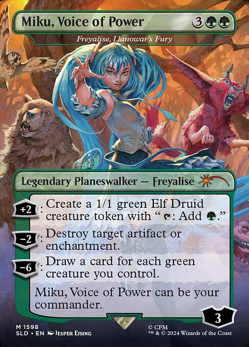 Freyalise, Llanowar's Fury highlighted card art