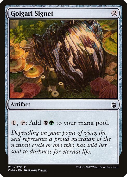 Golgari Signet from Commander Anthology