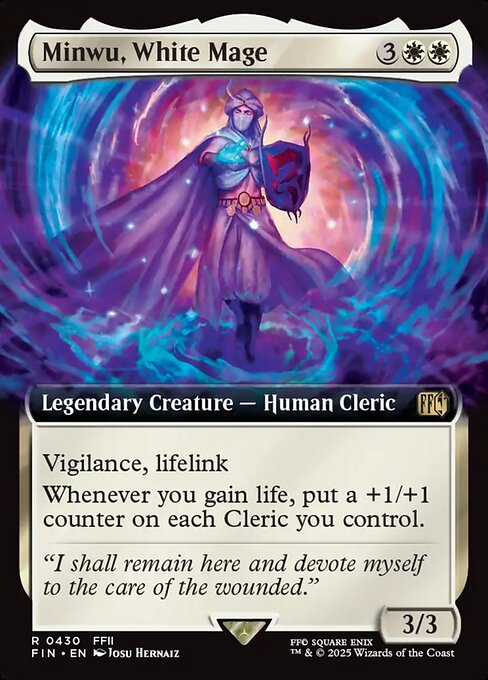 Minwu, White Mage from Final Fantasy