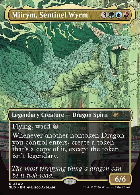 Miirym, Sentinel Wyrm from Secret Lair Drop