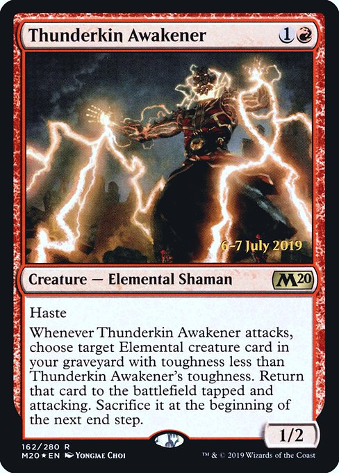 Thunderkin Awakener from Core Set 2020 Promos