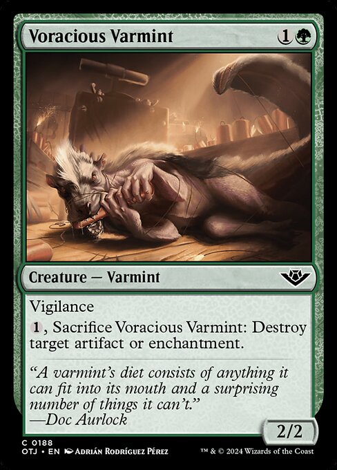 Voracious Varmint highlighted card art
