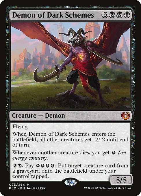 Demon of Dark Schemes from Kaladesh