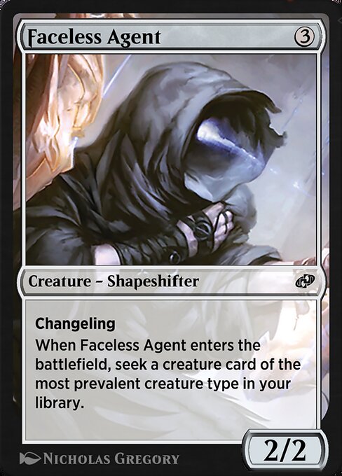 Faceless Agent highlighted card art