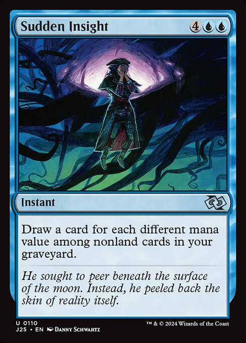 Sudden Insight highlighted card art