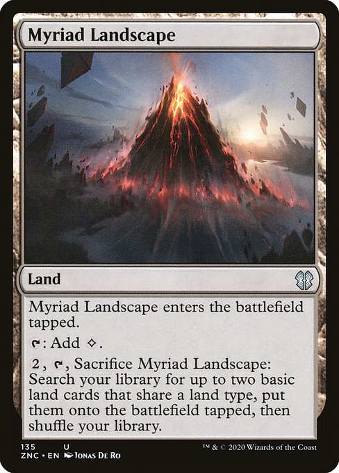 Myriad Landscape from Zendikar Rising Commander